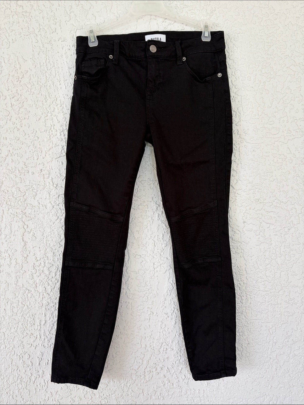 pistola Black moto  Skinny Jeans for Women size 26